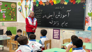 مانور زلزله در مجتمع آموزشی شهید مهدوی